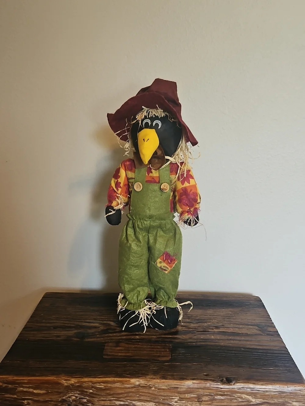 Fall Crow Holiday Decor